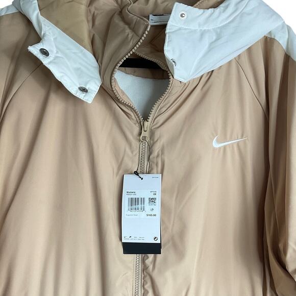 Nike Sportswear Essential Trench Jacket Women's Plus Size 2X (FB3201-200) - Picture 7 of 12